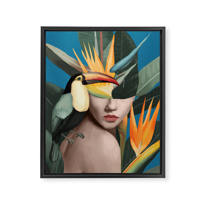 Tropical Reverie 2 Framed Canvas Print Gallery Image 1