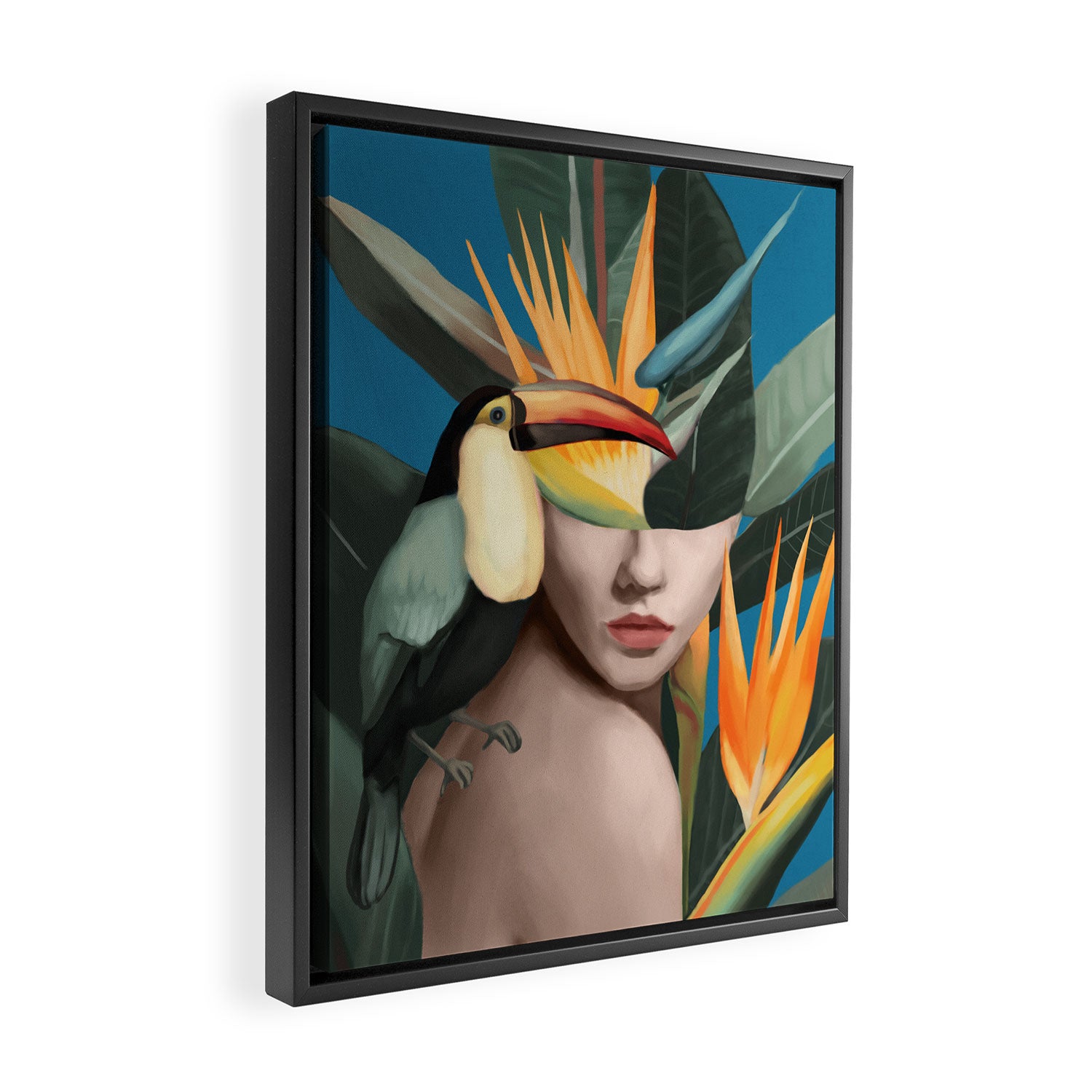 Tropical Reverie 2 Framed Canvas Print Gallery Image 2