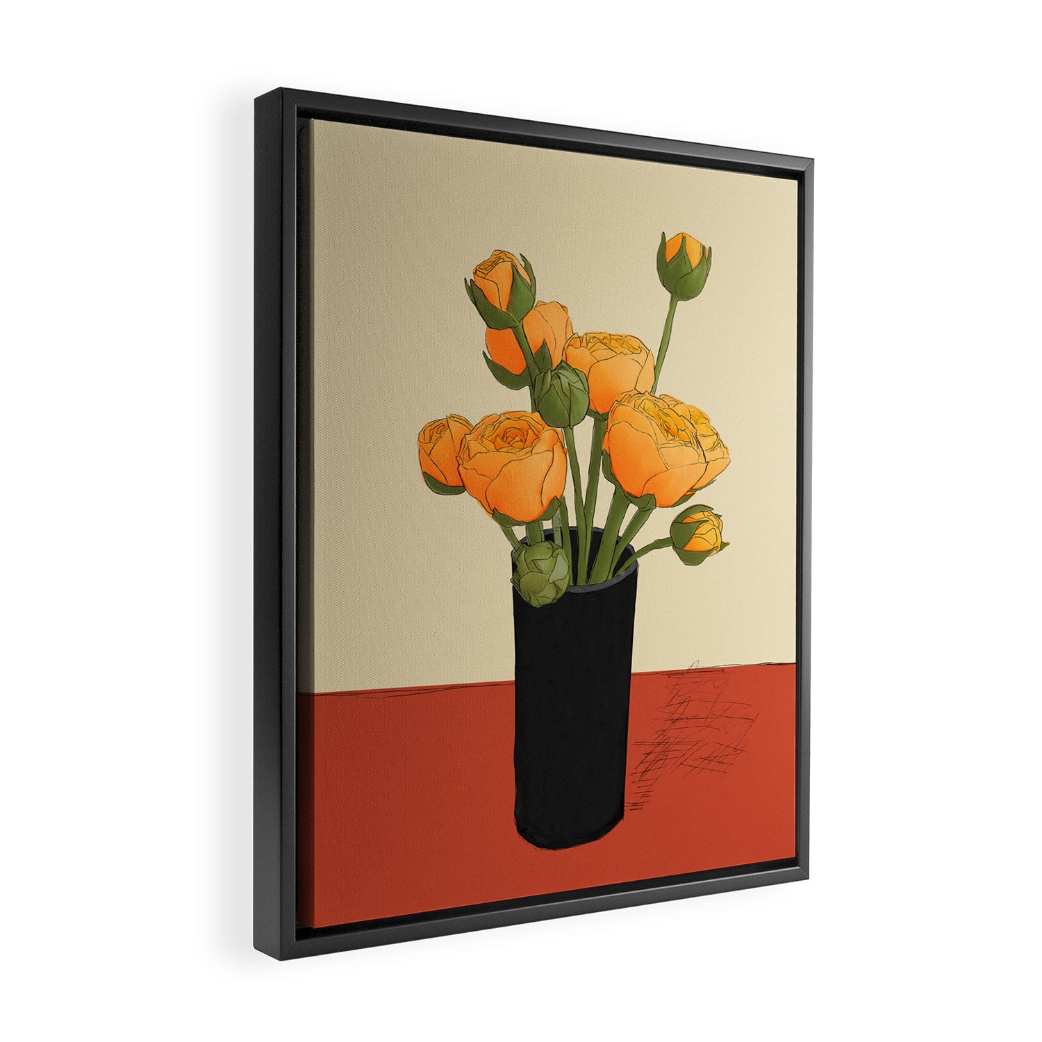Tulip Bouquet Gift 7 Framed Canvas Print Gallery Image 2