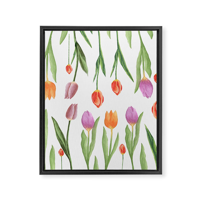 Tulips Framed Canvas Print Gallery Image 1