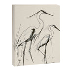 Two Herons Canvas Print Gallery Image 6