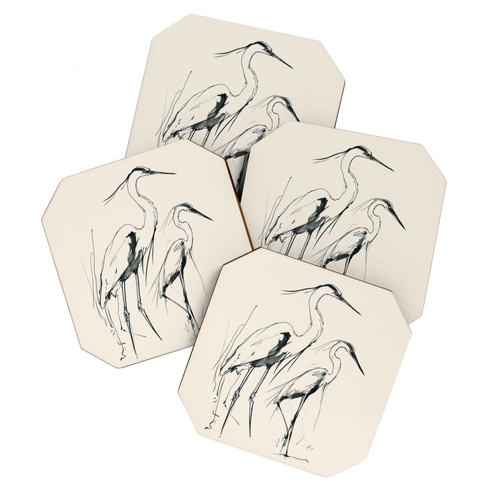 Two Herons Coaster Gallery Image 1