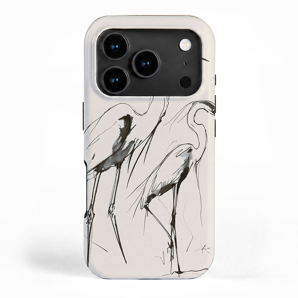 Two Herons iPhone Case Gallery Image 1