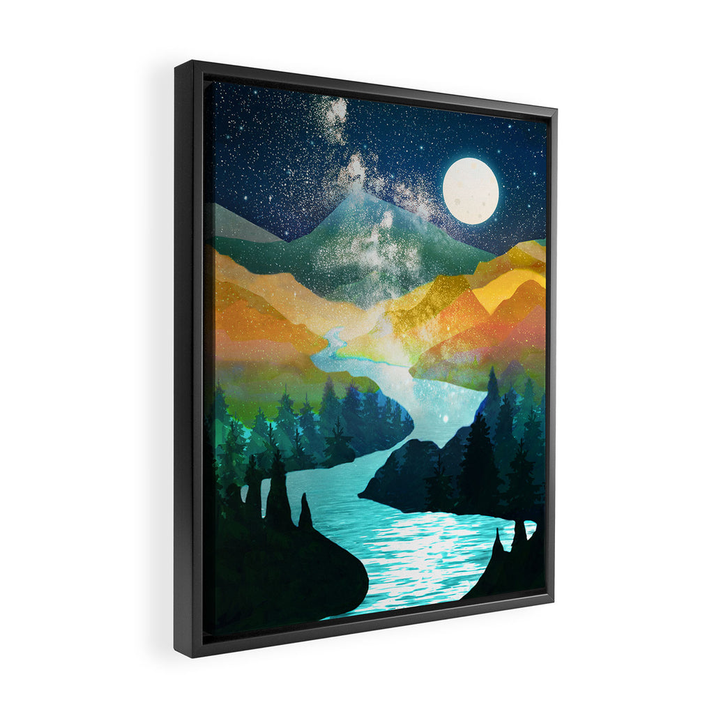 Under the Starlight Framed Canvas Print Gallery Image 2