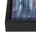 Under the tall forest trees I Framed Canvas Print Gallery Image 3