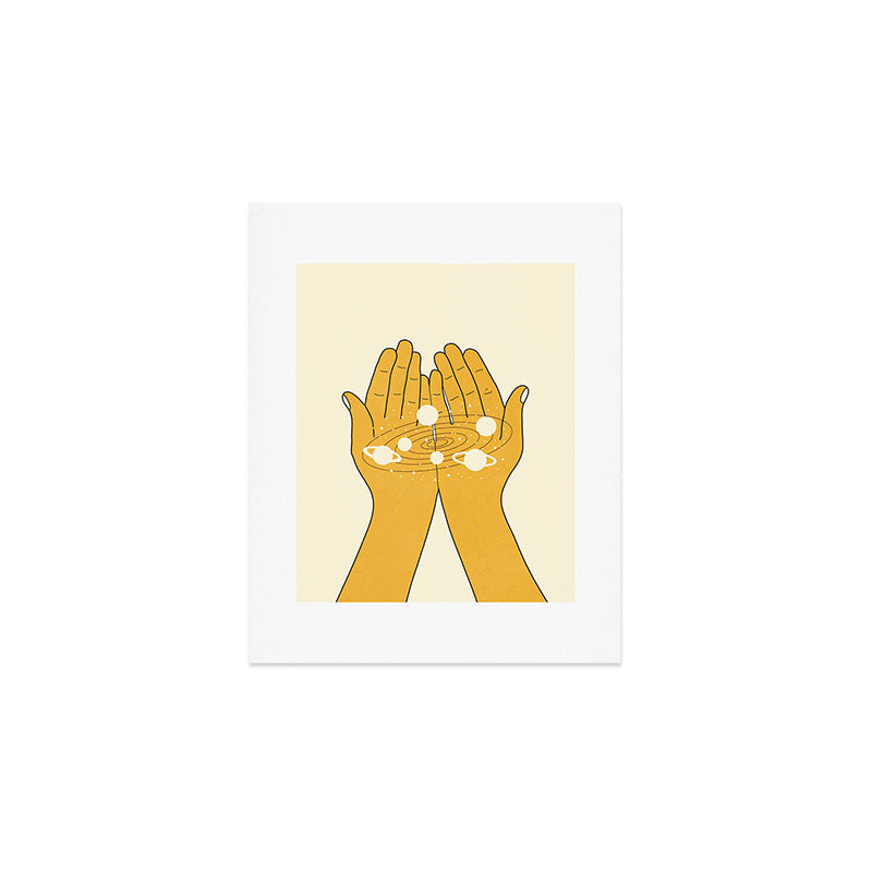 Universe in My Hands Art Print Gallery Image 1