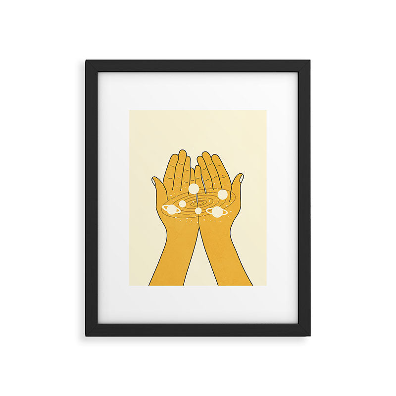 Universe in My Hands Framed Art Print Gallery Image 5