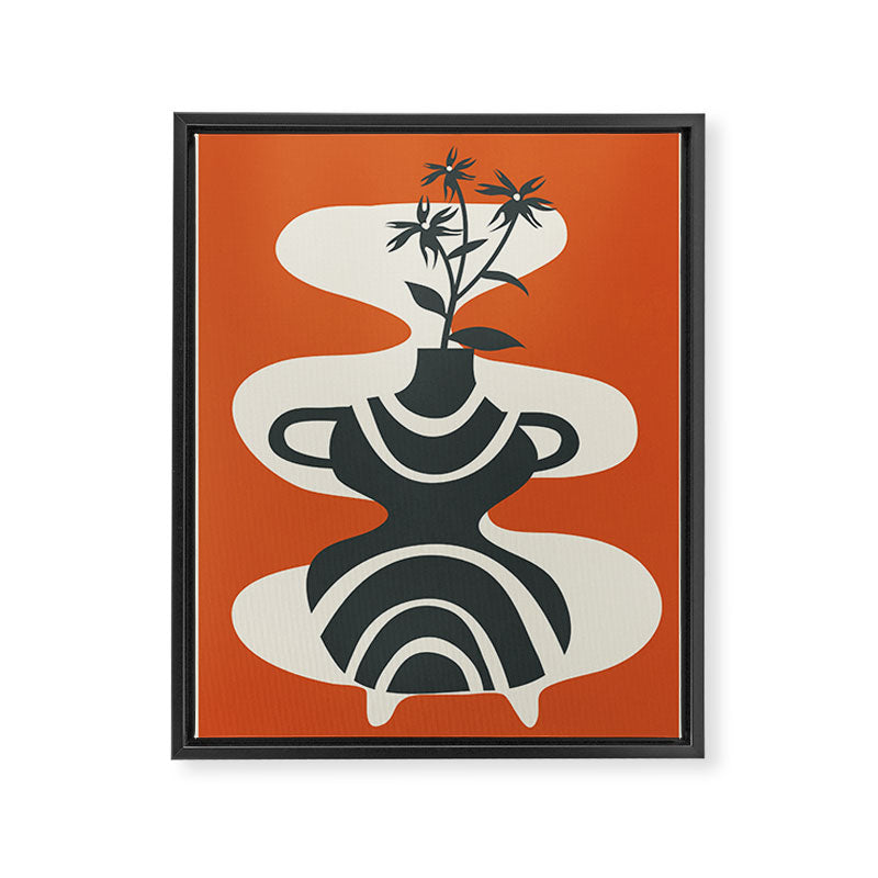 Vase of Tranquility 2 Framed Canvas Print Gallery Image 6