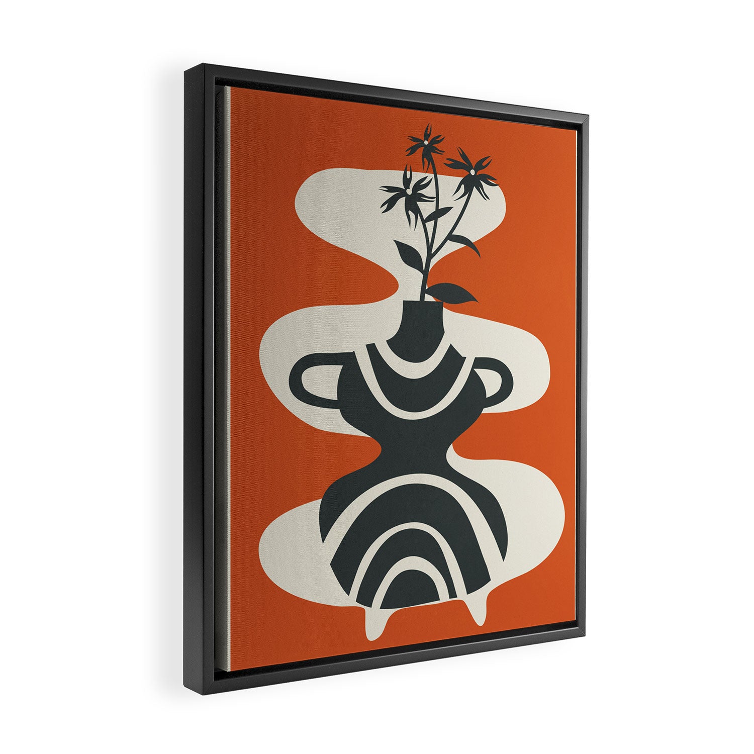 Vase of Tranquility 2 Framed Canvas Print Gallery Image 2