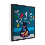 Vase of Vibrance 1 Framed Canvas Print Gallery Image 2