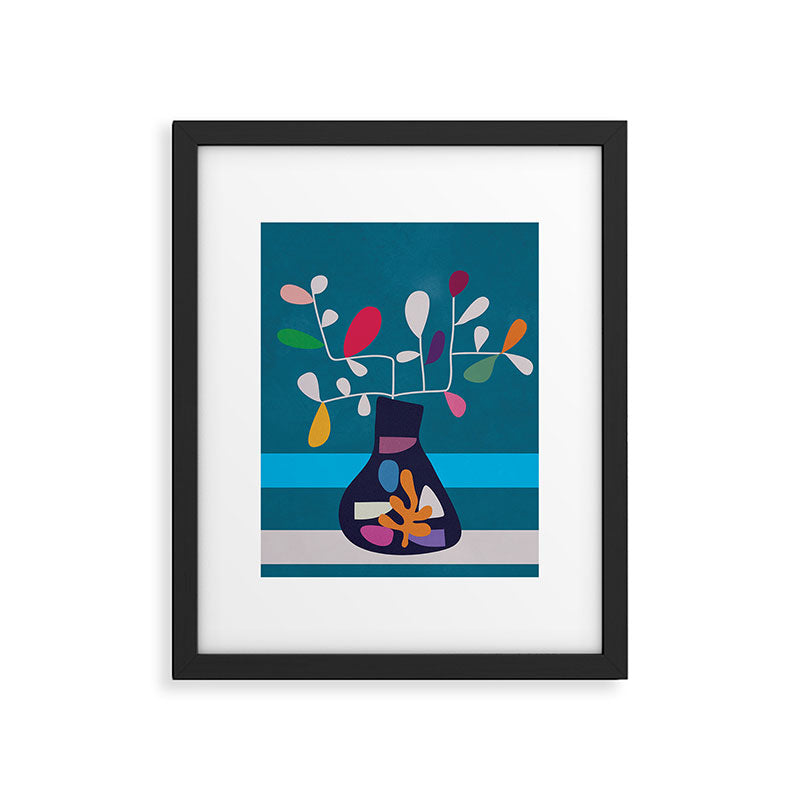 Vase of Vibrance 1 Framed Art Print Gallery Image 5