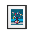 Vase of Vibrance 1 Framed Art Print Gallery Image 5