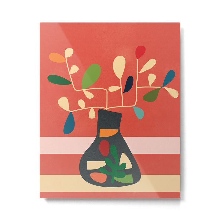 Vase of Vibrance 2 Metal Print Gallery Image 1