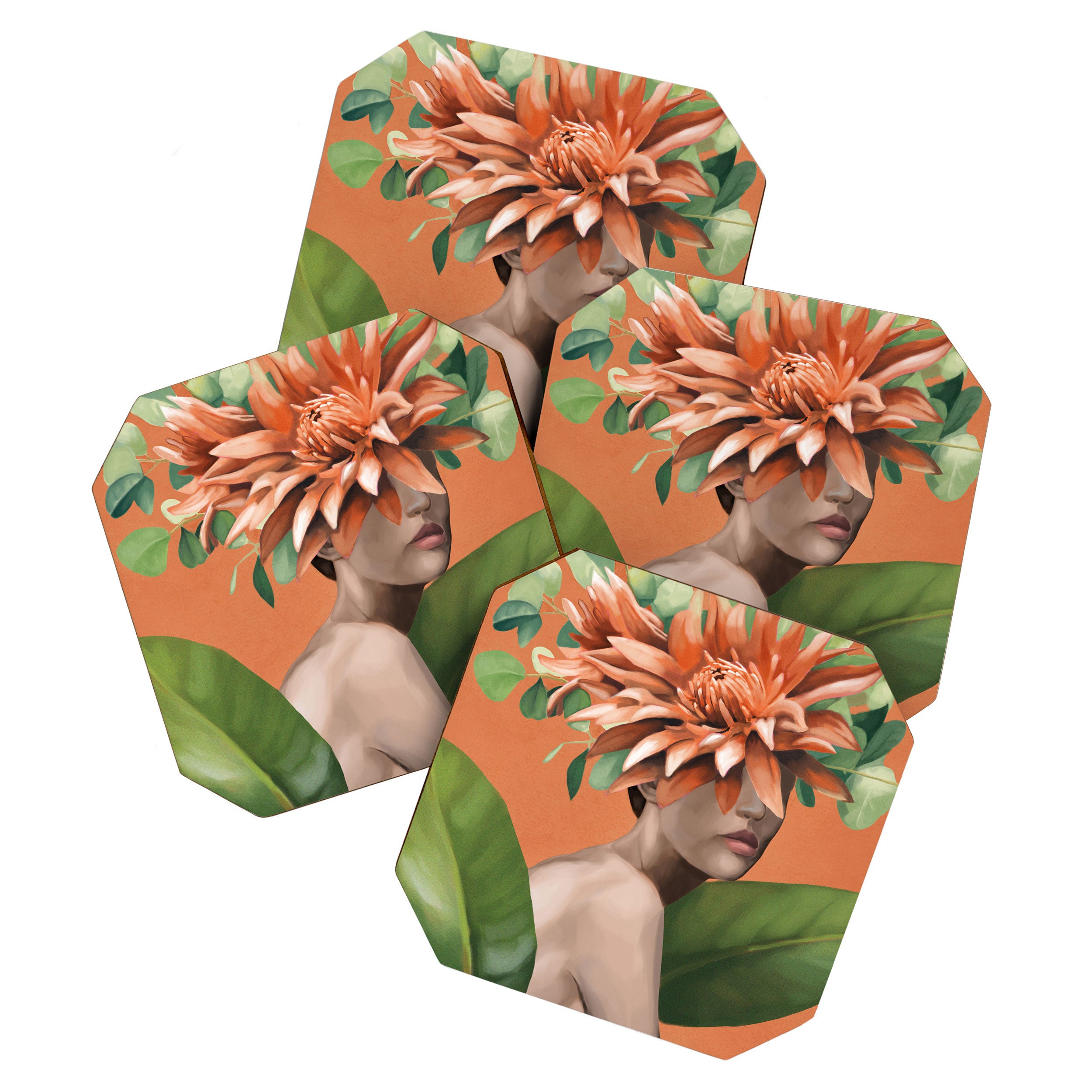 Veiled by Bloom 1 Coaster Gallery Image 1