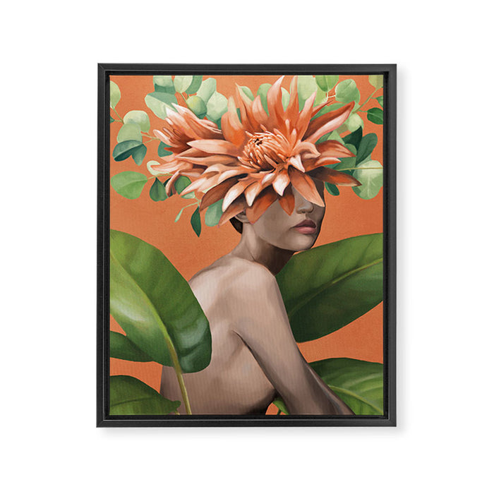 Veiled by Bloom 1 Framed Canvas Print Gallery Image 1