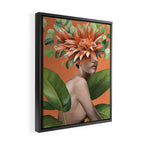 Veiled by Bloom 1 Framed Canvas Print Gallery Image 2