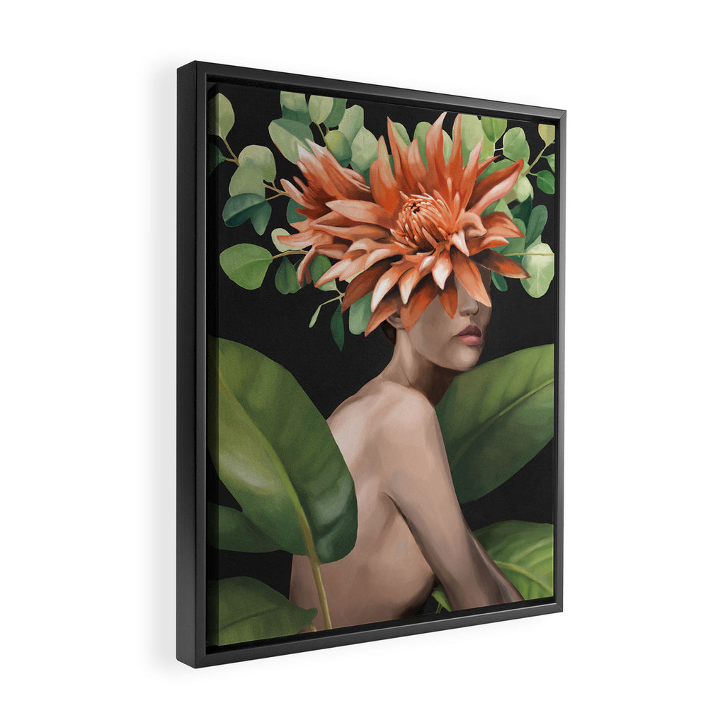 Veiled by Bloom 2 Framed Canvas Print Gallery Image 2