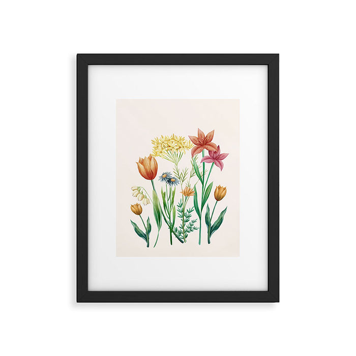 Vibrant Flowers 03 Framed Art Print Gallery Image 1