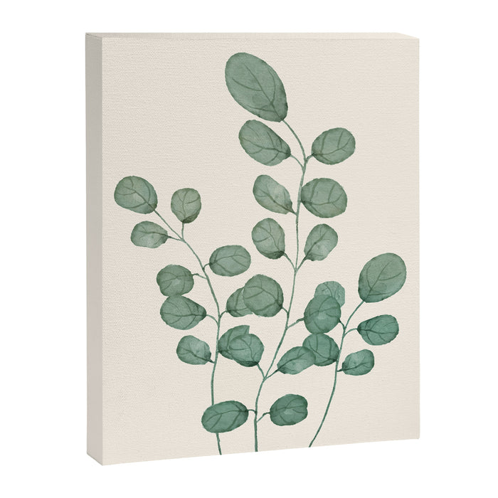 Watercolor Eucalyptus Canvas Print Gallery Image 1
