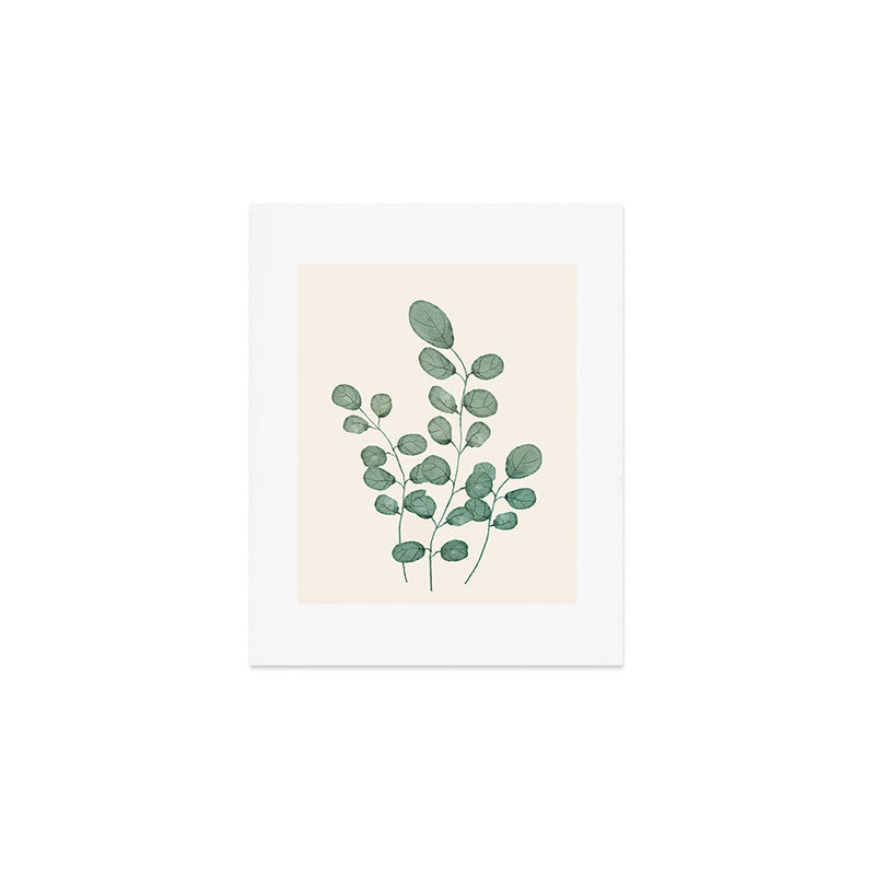 Watercolor Eucalyptus Art Print Gallery Image 1