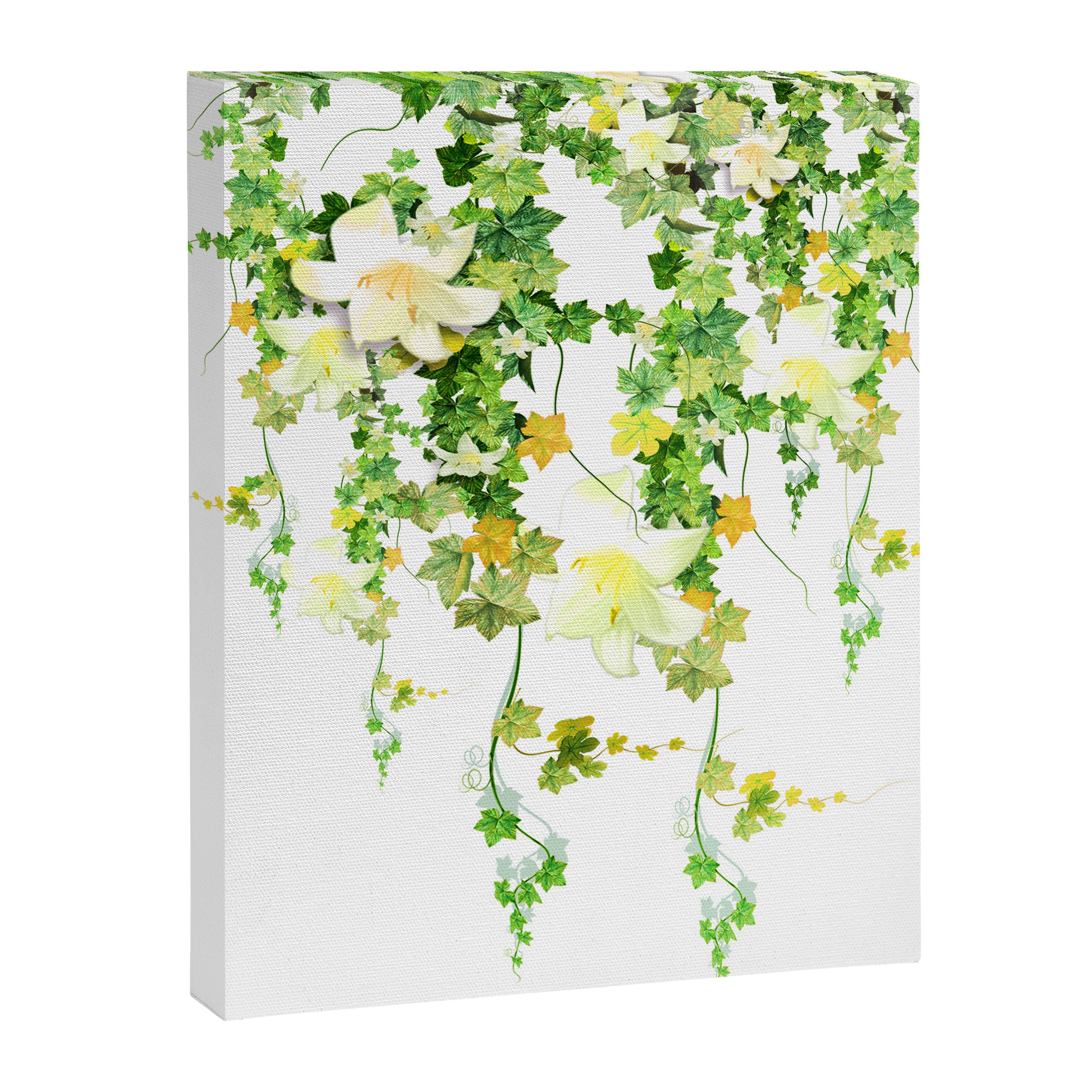 Watercolor Ivy Canvas Print Gallery Image 6