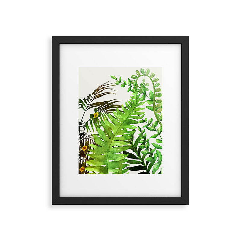 Watercolor Plants Framed Art Print Gallery Image 5