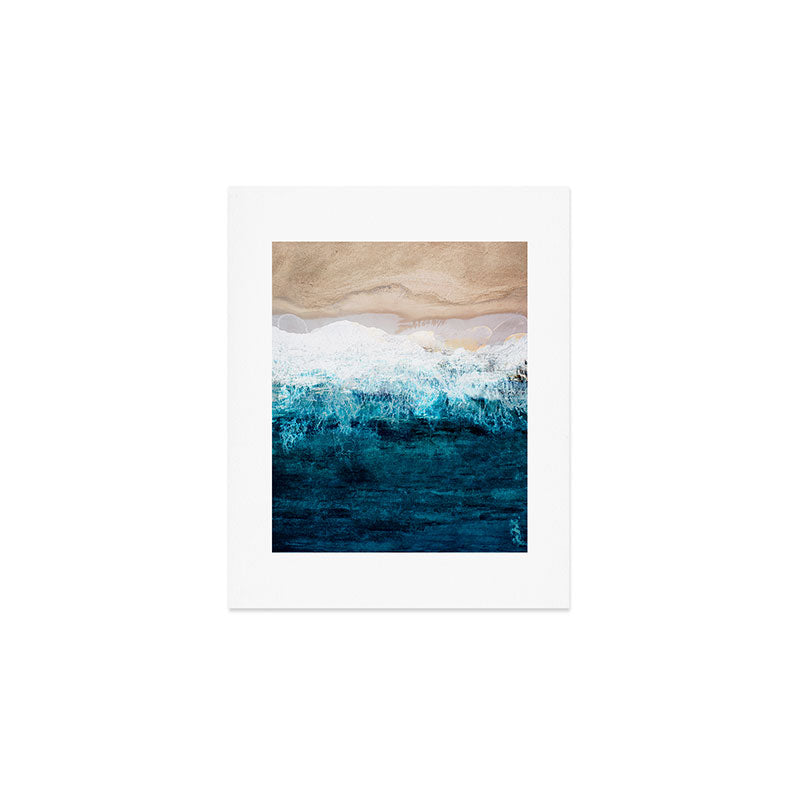 Watercolour Summer beach III Art Print Gallery Image 1