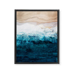 Watercolour Summer beach III Framed Canvas Print Gallery Image 6