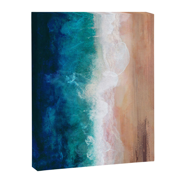 Watercolour Summer Beach IV Canvas Print Gallery Image 1