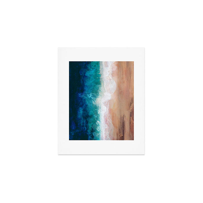 Watercolour Summer Beach IV Art Print Gallery Image 1