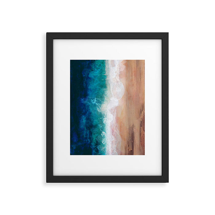Watercolour Summer Beach IV Framed Art Print Gallery Image 1