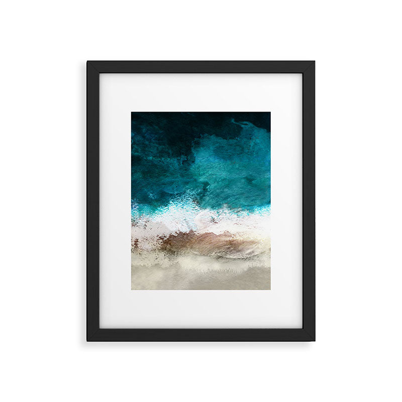 Watercolour Summer Beach V Framed Art Print Gallery Image 5