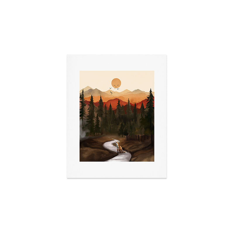 Whispering Pines Art Print Gallery Image 1