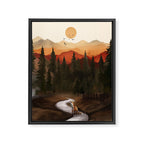 Whispering Pines Framed Canvas Print Gallery Image 8