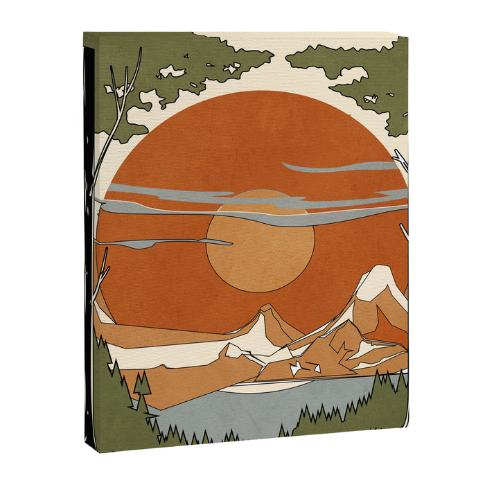 Wild Abstract Landscape 2 Canvas Print Gallery Image 1
