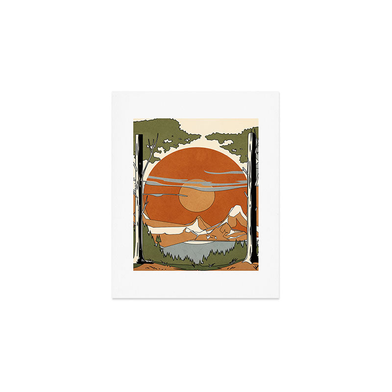Wild Abstract Landscape 2 Art Print Gallery Image 1