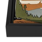 Wild Abstract Landscape 2 Framed Canvas Print Gallery Image 3