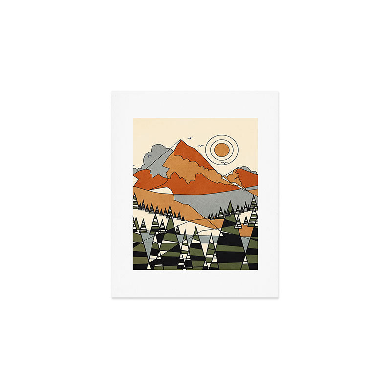 Wild Abstract Landscape 3 Art Print Gallery Image 1