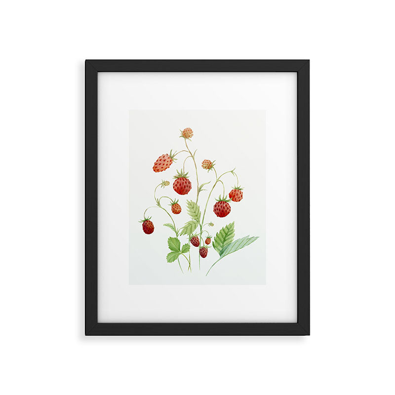 Wild Strawberries Framed Art Print Gallery Image 5