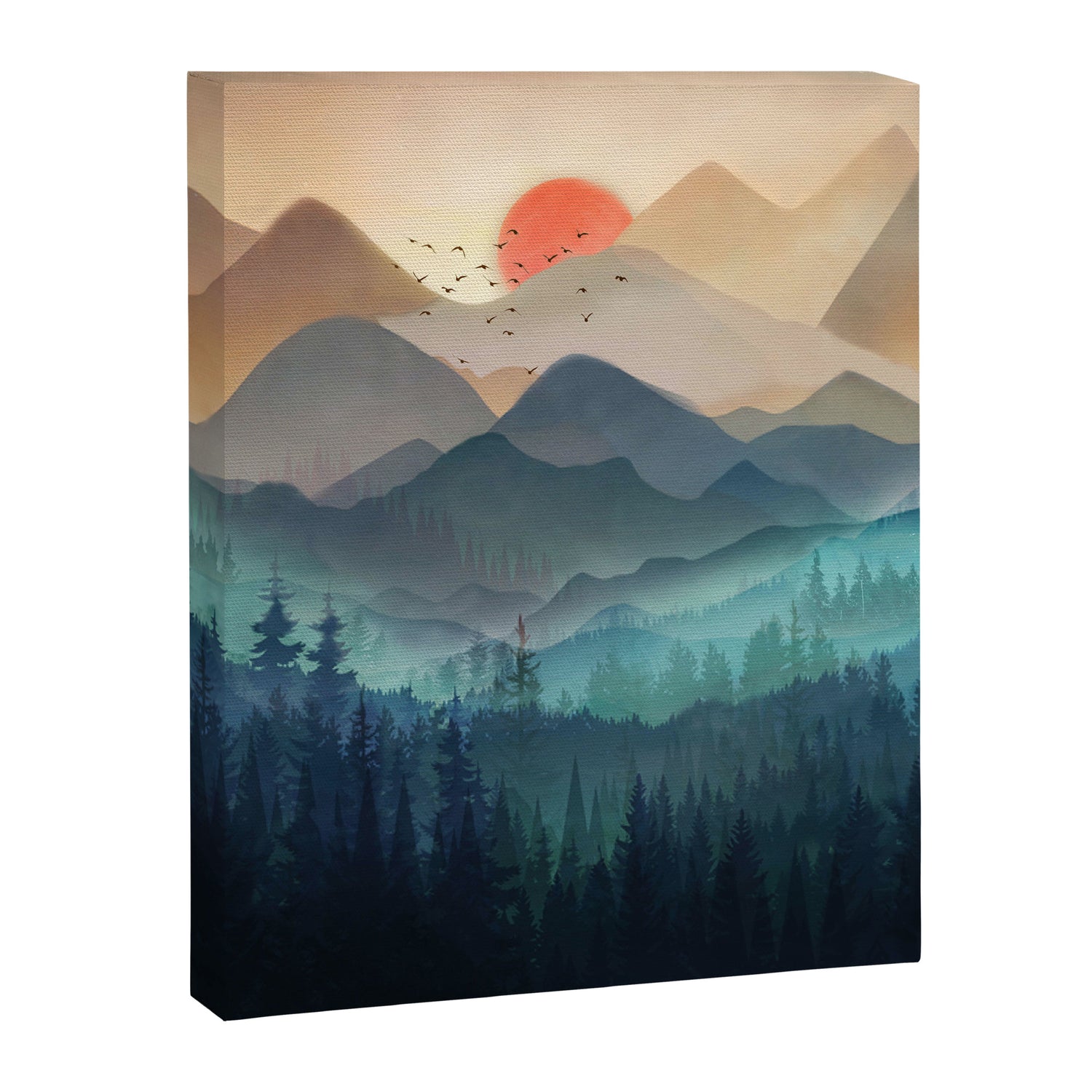 Wilderness Becomes Alive at Night Canvas Print Gallery Image 3