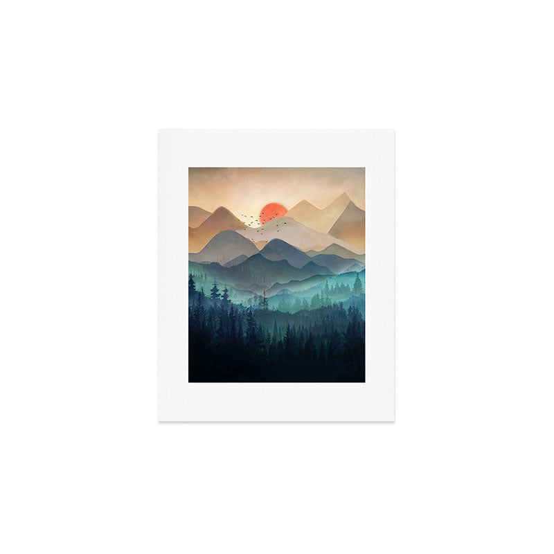 Wilderness Becomes Alive at Night Art Print Gallery Image 1