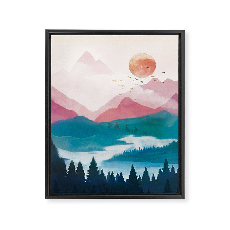 Wilderness Becomes Alive at Night II Framed Canvas Print Gallery Image 8
