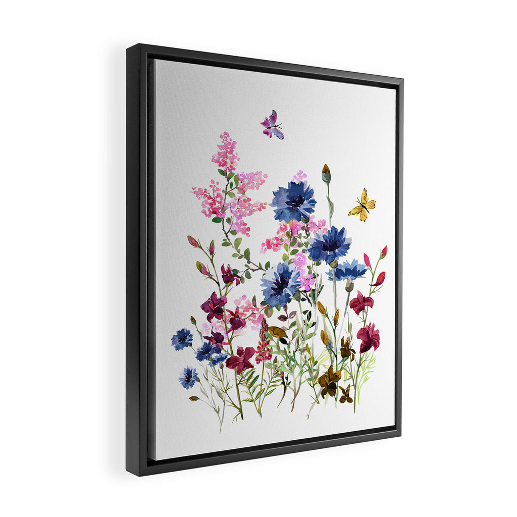 Wildflowers IV Framed Canvas Print Gallery Image 2