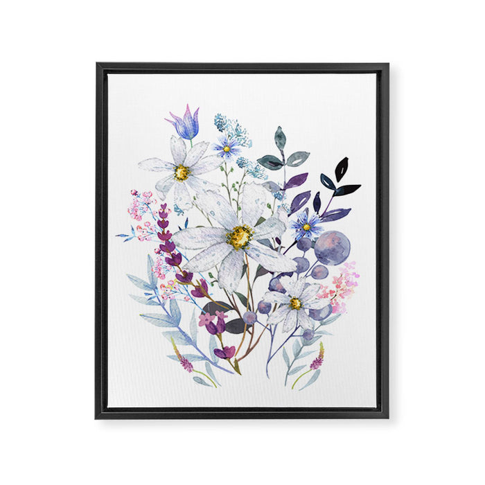 Wildflowers V Framed Canvas Print Gallery Image 1