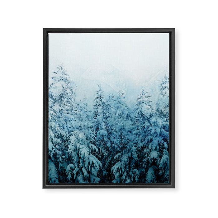 Winter Forest Framed Canvas Print Gallery Image 1