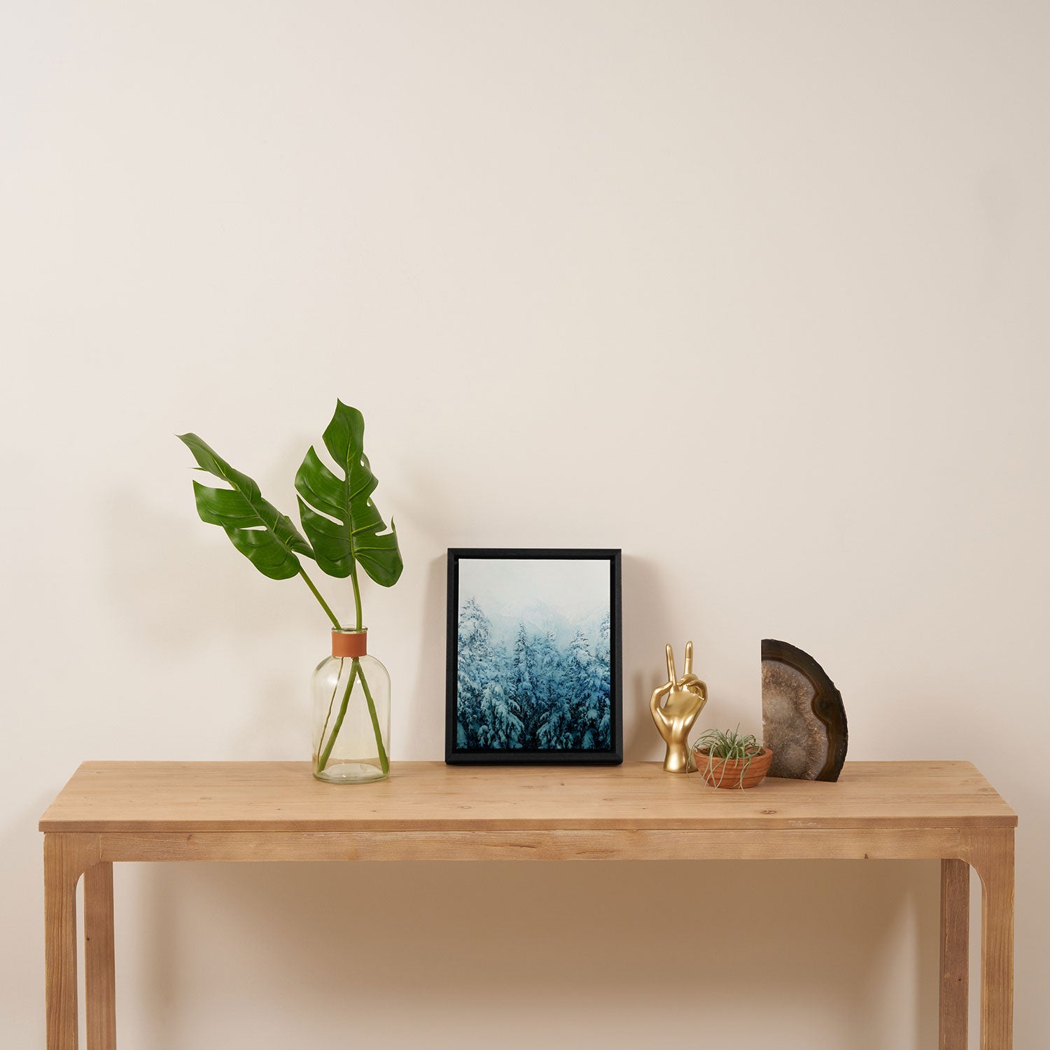 Winter Forest Framed Canvas Print Gallery Image 4