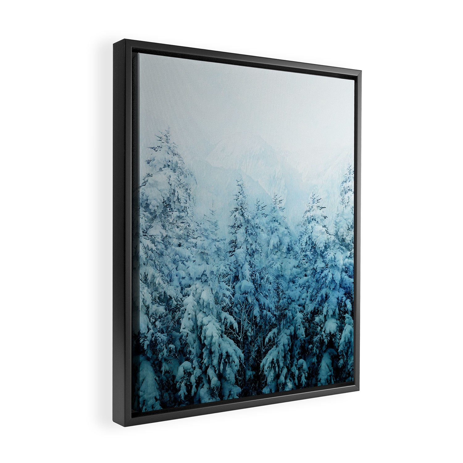 Winter Forest Framed Canvas Print Gallery Image 2