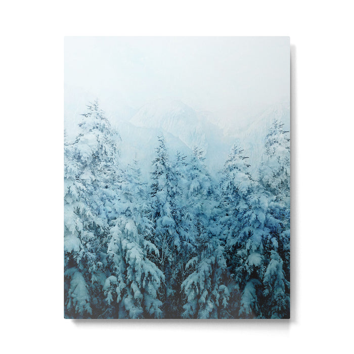 Winter Forest Metal Print Gallery Image 1