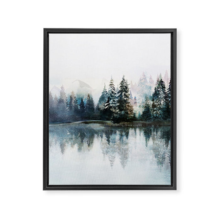 Winter Morning Framed Canvas Print Gallery Image 1