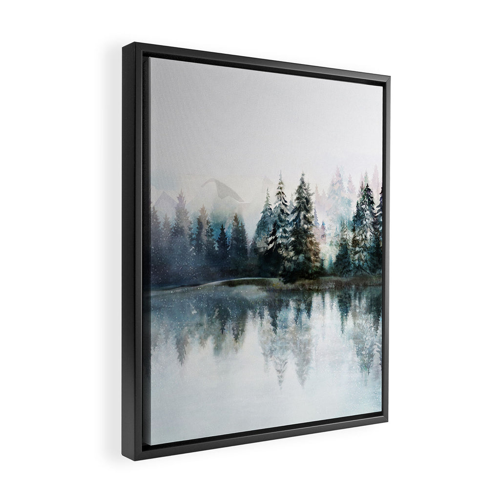 Winter Morning Framed Canvas Print Gallery Image 2